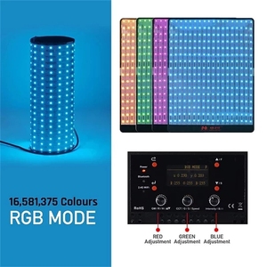 Falcon Eyes RX-848 RGB ไฟ LED แบบม้วนงอได้300วัตต์เอาต์พุต2800K-10000K แสงต่อเนื่องสำหรับสตูดิโอถ่ายภาพ - Product Image 2