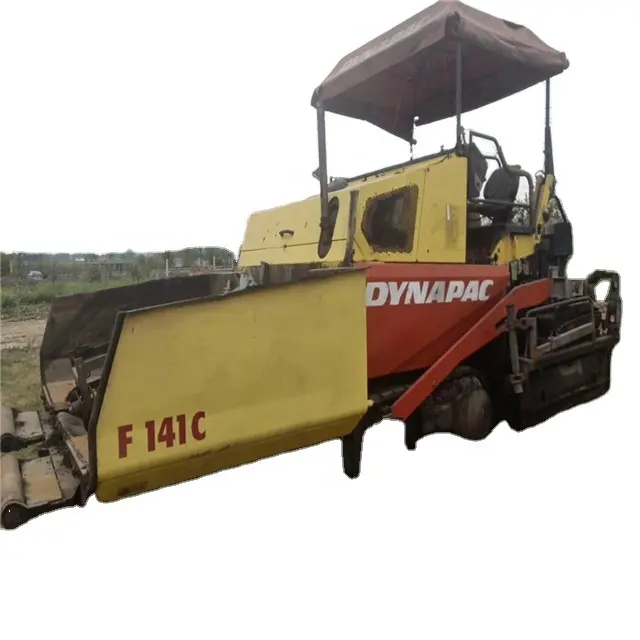 Dynapac pacotador compactor f141c, equipamento de pavimentador de asphalto feito na suécia