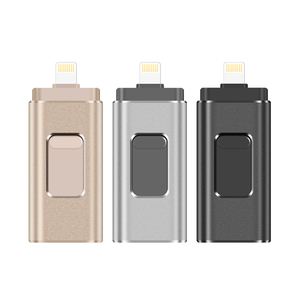 Unidad Flash USB 3 en 1 de alta velocidad para iPhone almacenamiento externo 32G 64G 128G pendirves memoria USB para IOS Android