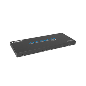 1x8 <strong>HDMI</strong> 2.0b <strong>Splitter</strong> 1 in 8 Out Ultra HD 3D 4K@60Hz HDCP2.2 With EDID