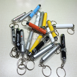 LED Mini Light Stick mit Schlüssel anhänger Laser Pointer Mini Schlüssel bund Metall projektion Schlüssel bund Projektions muster Licht - Product Image 4