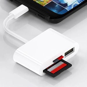读卡器3合1全多USB 2.0/Type-C u盘tf卡读卡器手机摄像头OTG适配器 - Product Image 3