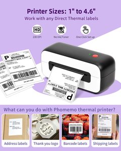 Phomemo <strong>USPS</strong> Label Printer Shipping Label Marker Thermal Label Printer for Supports a Mazon <strong>USPS</strong> <strong>Paypal</strong> Ebay Etsy - Product Image 5
