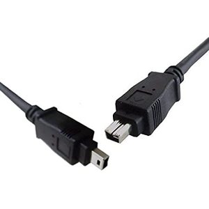 Superspeed อะแดปเตอร์ชาร์จข้อมูล USB 2.0มินิ5พิน B สายต่อ100ซม. สีดำ24/28AWG USB ตัวผู้กับตัวผู้ - Product Image 1