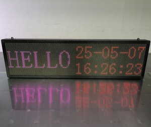 Крытый RGB светодиодный дисплей панель WIFI светодиодный текстовый знак P7.62mm светодиодный вывеска доска Анимация Видео дисплей экран - Product Image 2