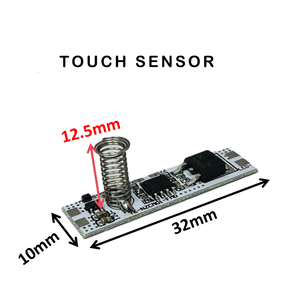 Módulo de interruptor de Sensor táctil 5A, controlador de luz sensible al tacto, controlador de atenuación táctil de 12V-24V para tubo de luz LED de gabinete - Product Image 2