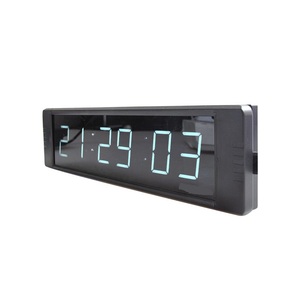1'' White Mini <strong>LED</strong> Digital Electric <strong>Timer</strong> HH:MM:SS <strong>Display</strong> 12/24 Hour Wall Desk Clock With Count up Countdown Functions - Product Image 1