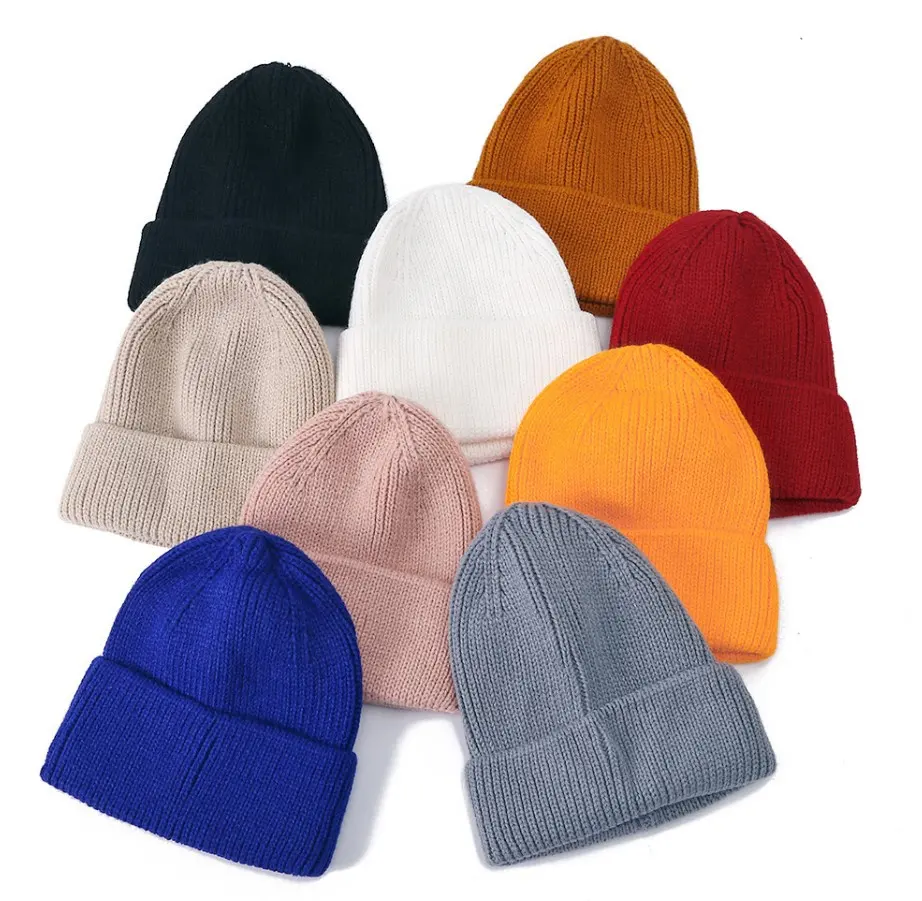 Winter Beanie Cap mit benutzer definiertem Logo Fabrik preis Top Hüte Alpaka Strick mütze für Frauen