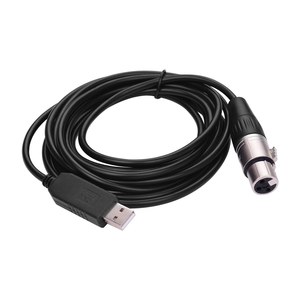 RS485 DMX512 конвертер USB кабель для передачи данных для 3Pin XLR интерфейс компьютерный Соединительный сценическое освещение устройств светодиодная (LED) контрольная кабель компании - Product Image 6