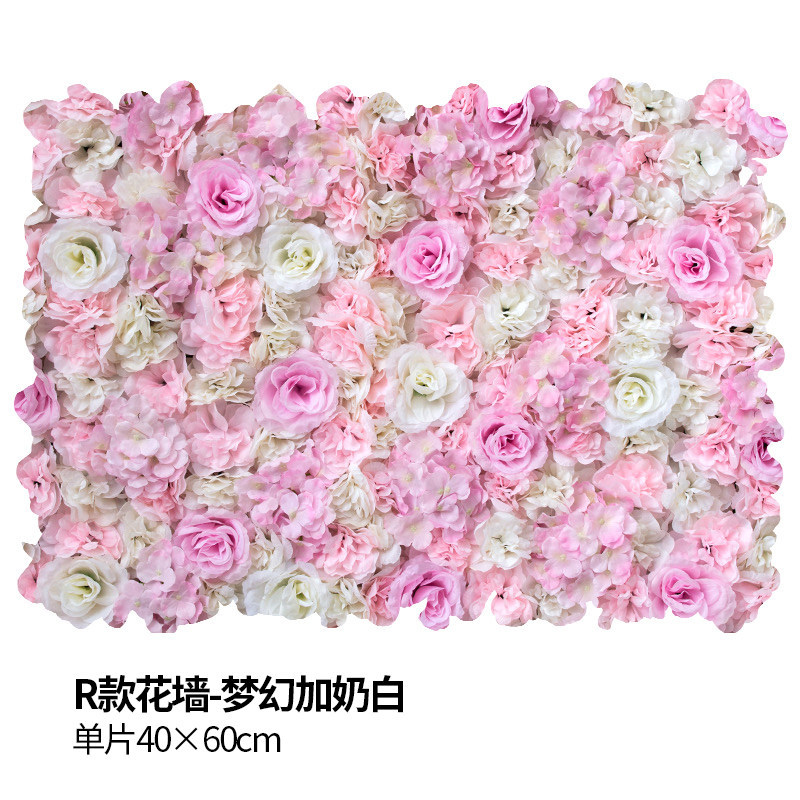 R flower wall-dream with milk white