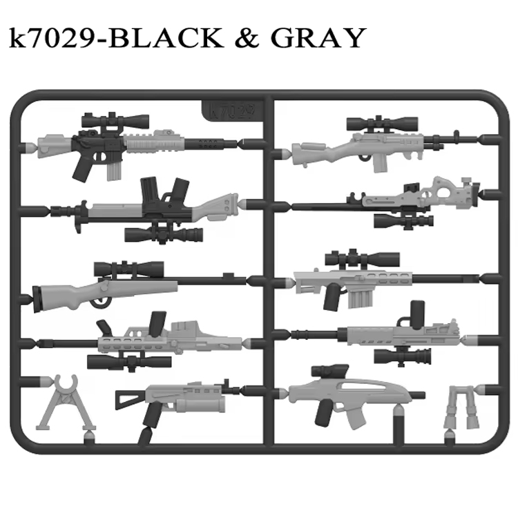 k7029-BLACK & GRAY