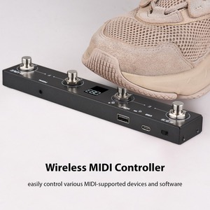 M-VAVE беспроводной контроллер MIDI BT MIDI контроллер педали интеллектуальное управление приложением цифровой дисплей экран перезаряжаемый