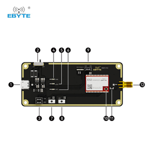 Ebyte 433.125 LoRa MESH red MHz espectro ensanchado Puerto serie inalámbrico UART Red de autoenrutamiento Suite de prueba - Product Image 4
