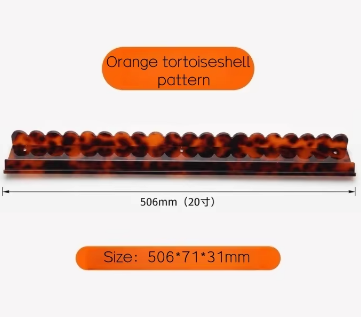 Motif écaille orange