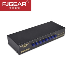 FJ-801AV Fjgear 8端口视频音频手动开关8端口输入1端口输出即插即用金属外壳 - Product Image 6
