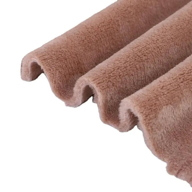 100% poliéster escova lisa pano super macio, dupla face flanela cobertor tecido
