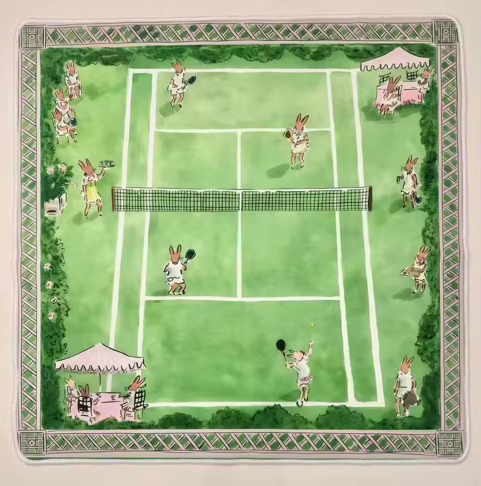 Tennis du lapin vert