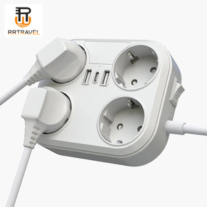 Enchufe de escritorio de varios bits USB antisobrecarga estándar europeo, 2 placas de enchufe alemanas para oficina en casa, 16A WiFi, exclusivo transfronterizo - Product Image 4