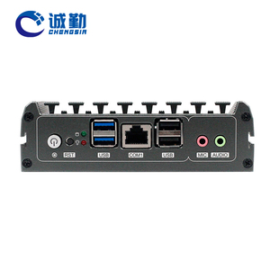 2 Lan Barebone Mini-PC Nano Quad Core Celeron J1900 N4200 E3845 1Com RJ45 Cloud-Terminal Lüfter loses industrielles Mini-Computer gehäuse - Product Image 3