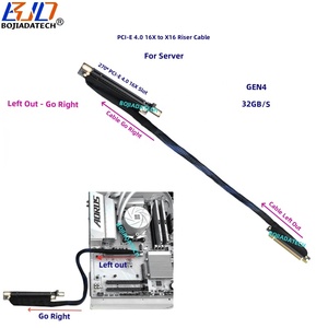 270 độ PCI Express gen4 PCI-E 4.0 16X đến X16 GPU Riser cáp mở rộng 0.4m 0.5M 0.6m 0.8m 1m cho ai máy chủ Card đồ họa - Product Image 2