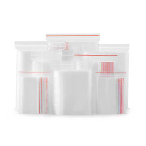 2025定制印刷促销批发透明透明可重复使用LDPE PE拉链袋食品零食拉链袋