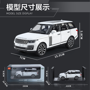 QY Toys Land R over SUV 1:32ประตูรถโมเดลรถโลหะหล่อจากโลหะโมเดลรถของเล่น