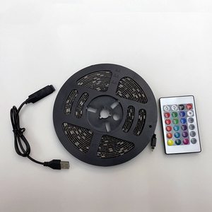 COYOLED USB 5050 RGB LED Strip Lights Kit 5M 3M 2M IC Smart RGB LED Strip Light Music Sound Control telecomando - Product Image 3