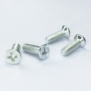 クロスフィリップス皿頭小ねじ精密マイクロねじM1.2M1.4 M1.6 M2 M2.5 M3 M3.5 M4 - Product Image 1