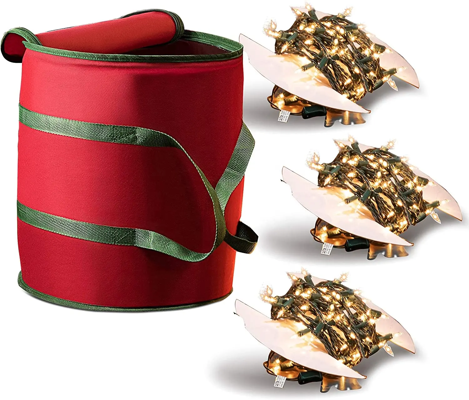 Christmas Tree Lights Bulbs Storage Bag For Xmas Decoration Organizer Bag