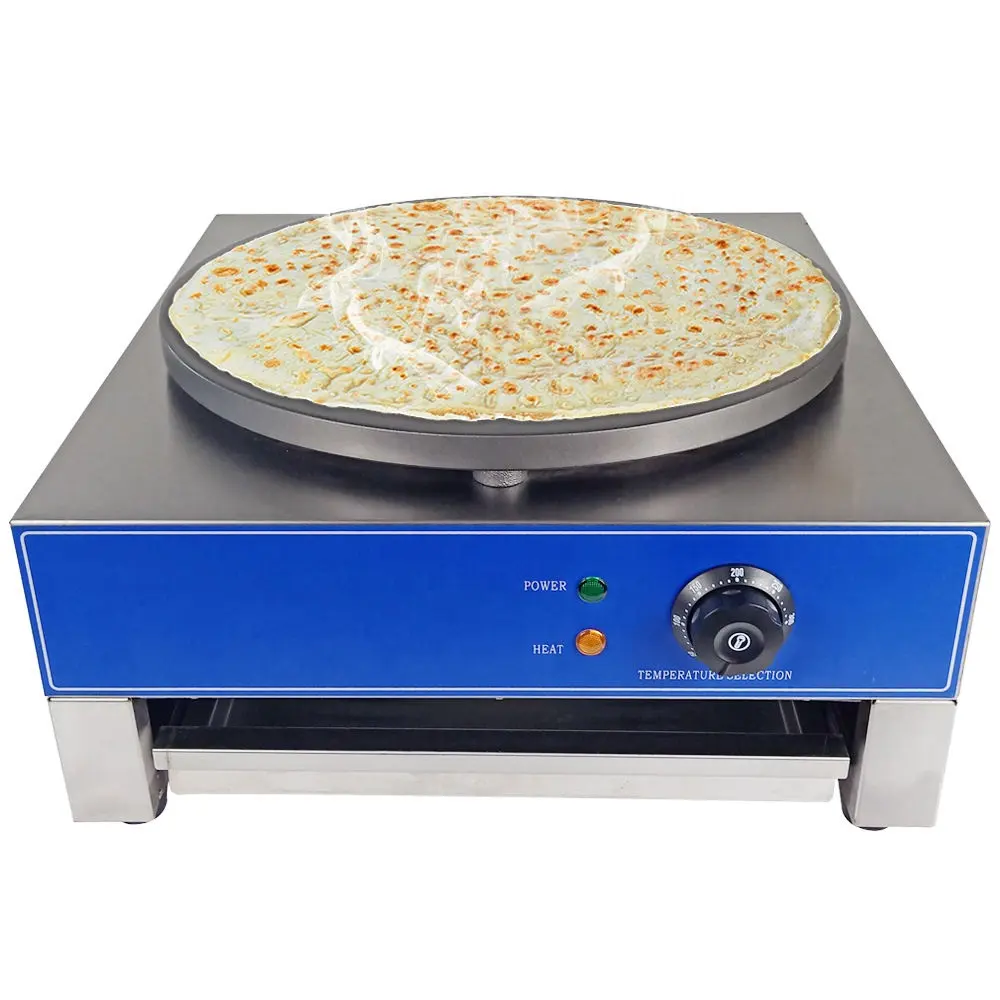 Commercial Catering & Food Store Single Pan Automatic Crepe and Mini Pancake Maker Gas