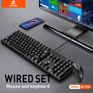 Jeqang, nuevo juego de teclado y ratón con cable USB, funcionamiento óptico compatible con PC, portátiles y ordenadores de sobremesa - Product Image 3