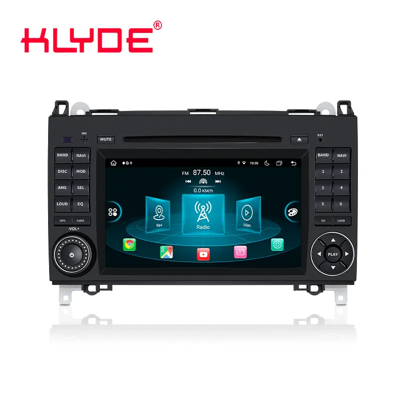 KD-7002 oto elektronik 7 inç Android araba radyo GPS DVR DSP WIFI araç DVD oynatıcı oyuncu için Mercedes Benz A B sınıfı Vito W245 W245