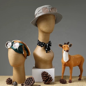 Thời Trang Tóc Con Người Cửa Hàng Cửa Hàng Mannequin Đầu Retro Giấy Kraft Đầu Mannequin Cho Tóc Giả Khăn Vòng Cổ Mũ Trang Sức Hiển Thị - Product Image 5