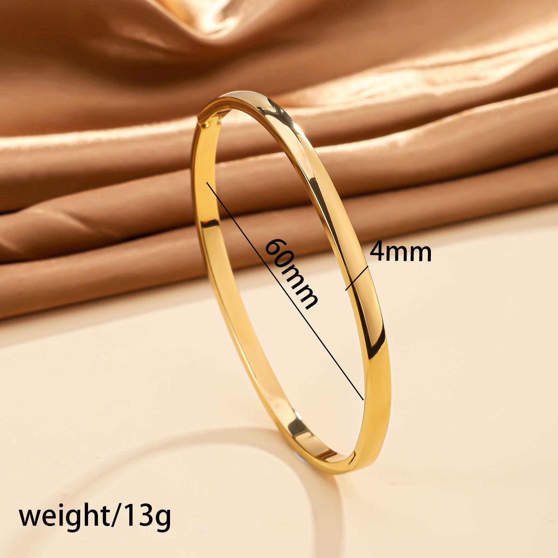 สีทองโค้งกว้าง 84 มม. sz620