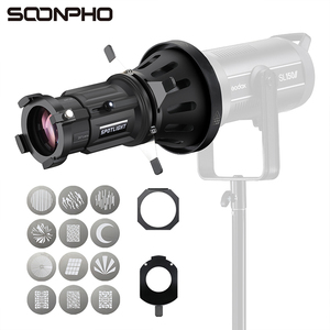 SOONPHO OT1 PRO III สนู๊ตออปติคัลระดับมืออาชีพสําหรับไฟ LED พร้อมที่ยึด Bowens และสนู๊ตออปติคัลเลนส์ 20 องศา - Product Image 1