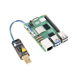 <strong>USB</strong> to UART Debugger Module for Raspberry Pi 5, Type-A Port, Onboard UART Connector, High Baud Rate Transmission