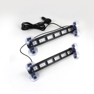 2Pcs Color Changing LED Warning <strong>Light</strong> Bars Emergency Flashing LED <strong>Light</strong> Bar Road Rescue Strobe Warning Lamp with Suction Cups