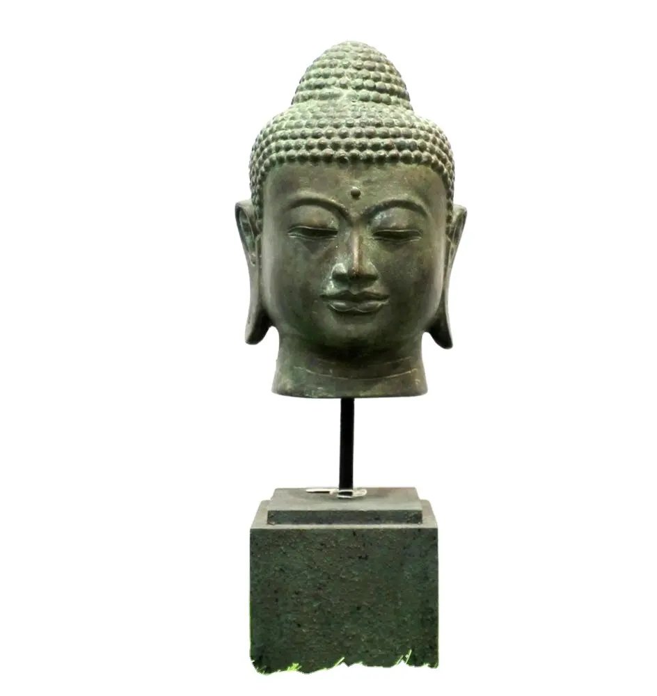 Estatua de Buda antigua para decoración del hogar, estatua de calidad de museo, artesanía de Metal, Idol de latón, precio al por mayor