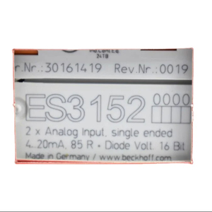 EtherCAT端子2通道模拟输入4-20毫安16位ES3152一年保修 - Product Image 1