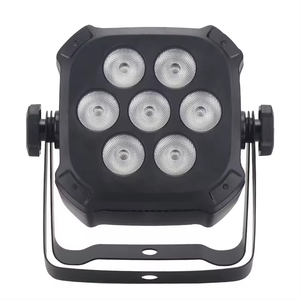 LED 7x3W MINI Par ışık RGB LED Par ışık Dmx512 kontrol DJ disko Bar kulübü parti düğün sahne ışık olay gösterisi - Product Image 2