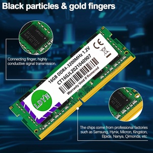 16GB DDR4 PC4-25600S 3200MHz 260pin SODIMM 1.2V CL22 2 rx8 modulo di memoria RAM per Laptop