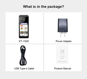 KT-V520 Android, портативная, надежная батарея, NFC, двойная камера, 16 ГБ, эффективное управление запасами, Cortex-A53 ЦП