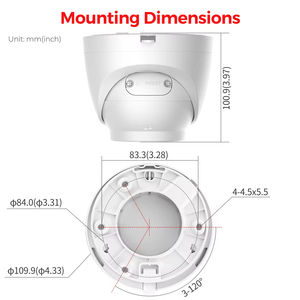 IPC-HDW2441T-<strong>S</strong> <strong>IR</strong> Fixed-focal Eyeball Network <strong>Camera</strong> 4MP Wizsense CMOS Sensor IP67 Built in MIC POE <strong>Camera</strong>