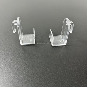 Clear Plastic <strong>Hooks</strong> Adjustable PS Curtain <strong>Hooks</strong> for Dormitory