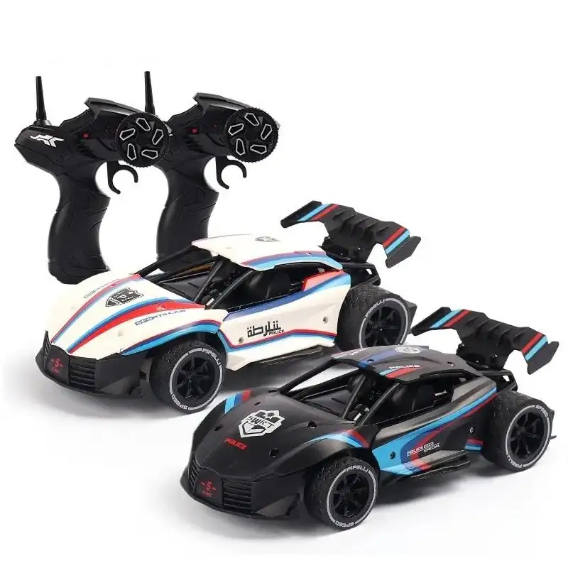 2.4G di auto della polizia di controllo Radio giocattolo per bambini Rc veicoli ad alta velocità giocattoli 1:20 auto da deriva telecomandate modello giocattolo