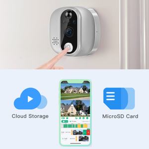 图雅智能4.3英寸低功耗窥视孔查看器wifi摄像机1080P视频数字门查看器 - Product Image 3