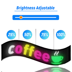 <strong>LED</strong> Car Sign Programmable <strong>LED</strong> <strong>Matrix</strong> Panel Flexible Screen <strong>Display</strong> <strong>Message</strong> Scrolling Sign APP <strong>Control</strong> for Cars Shop Bar Party - Product Image 4