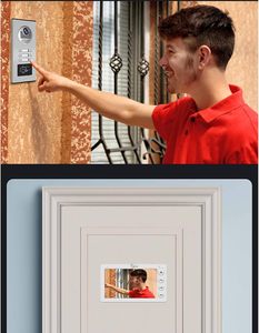 Anjielo Suitable for Large-scale <strong>Building</strong> <strong>Video</strong> <strong>Intercom</strong> <strong>System</strong> and Apartment Access Control <strong>System</strong> 1v4 Real-time Monitoring - Product Image 6