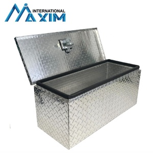 OEM铝制卡车箱底部平板箱皮卡工具箱RV ATV拖车工具储物锁带钥匙 - Product Image 4