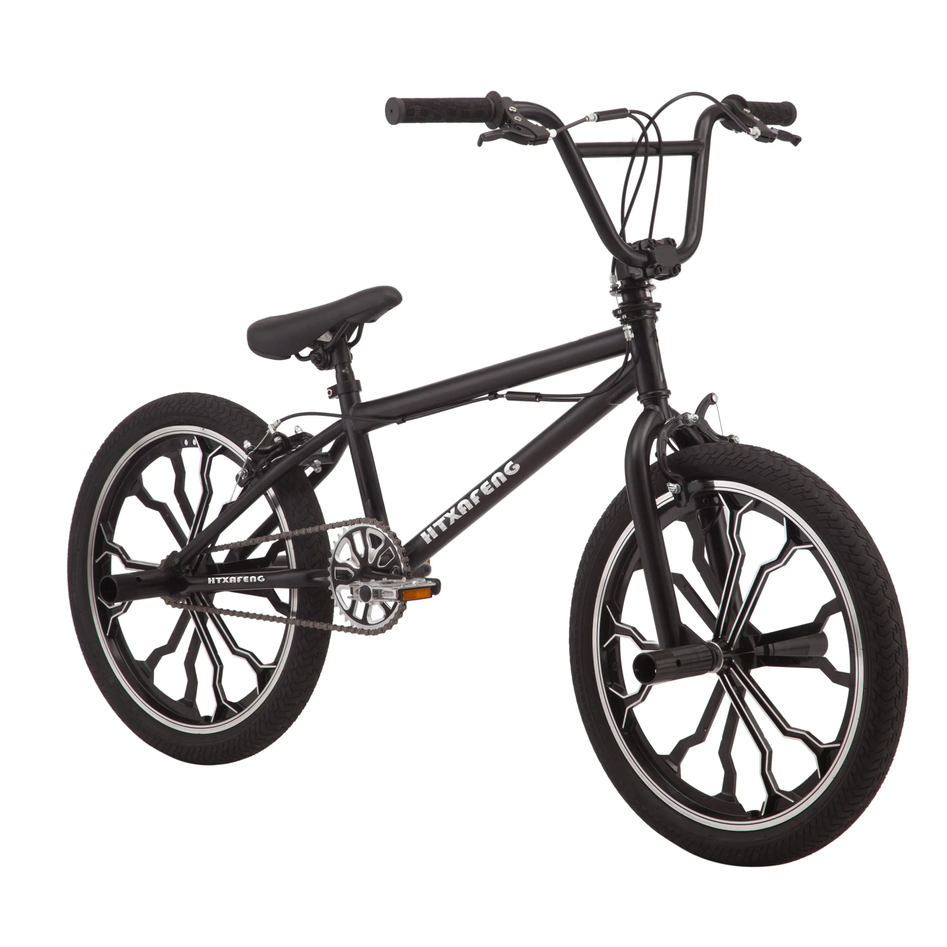 맞춤형 핫 셀링 블랙 컬러 bmx 크로몰리 자전거 자전거 바이시클레타 bmx 자전거 20 인치 자유형 자전거 Bmx